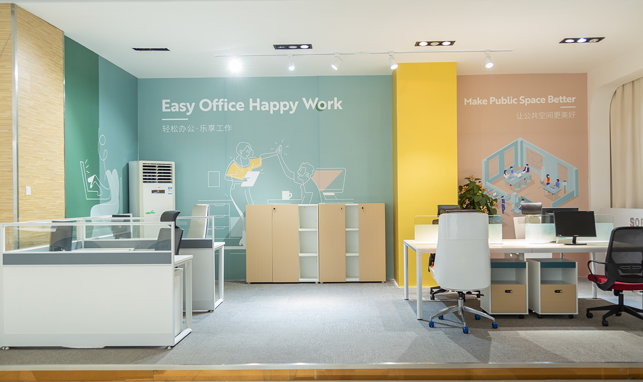 机场办公椅展厅